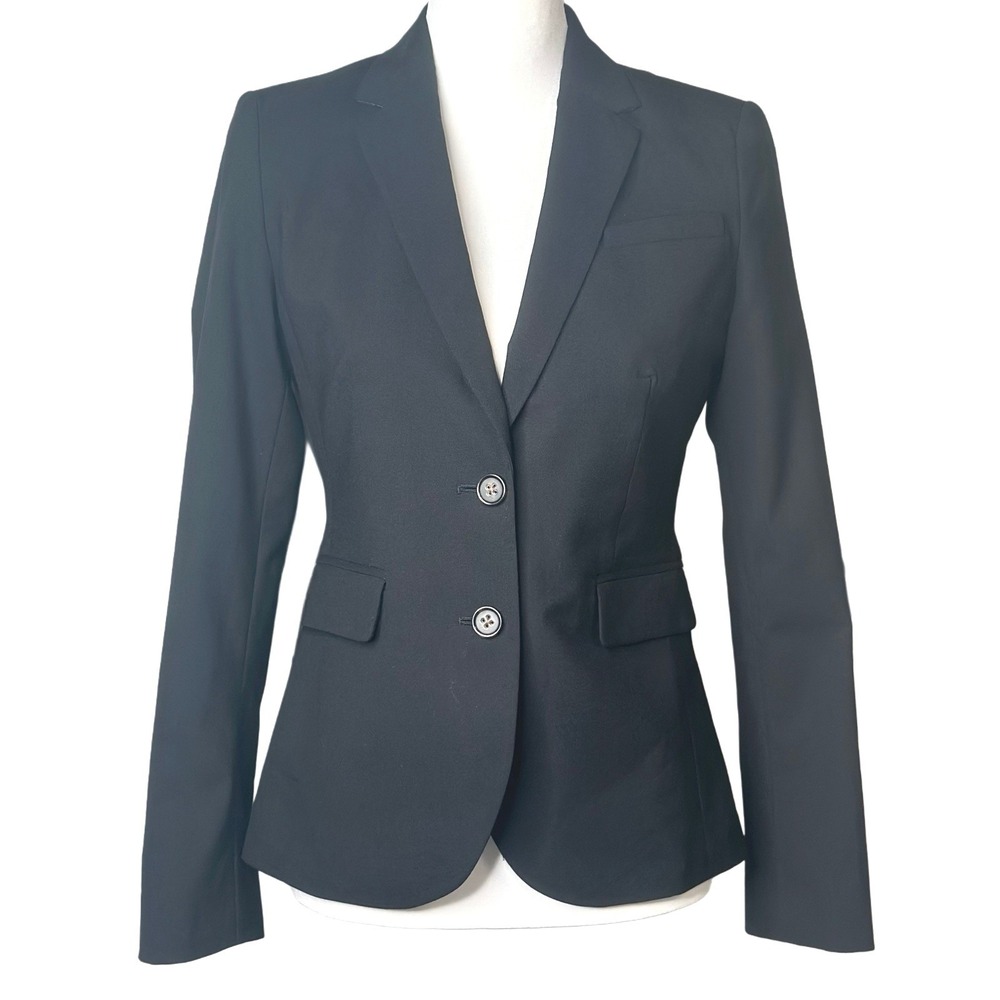 Banana Republic Women's Stretch Wool Two Button Business Career Blazer‎ Sz 2P